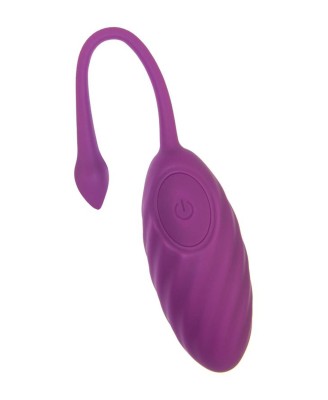 Vibrating egg A-Toys Purr, silicone, purple, 18 cm