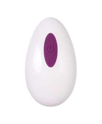 Vibrating egg A-Toys Purr, silicone, purple, 18 cm