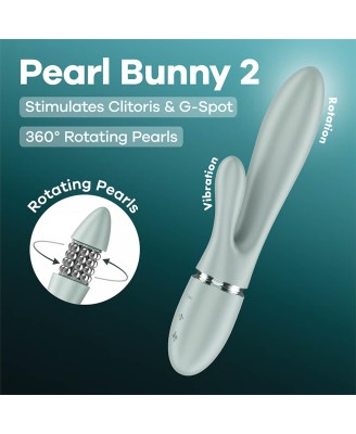 Pearl Bunny 2 - greygreen
