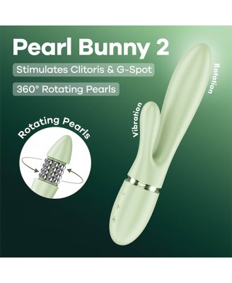Pearl Bunny 2 - light green