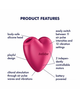 Cutie Heart - Battery Series - pink
