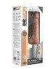 DR. SKIN SILICONE DR. HAMMER 7 INCH THRUSTING DILDO WITH HANDLE BEIGE
