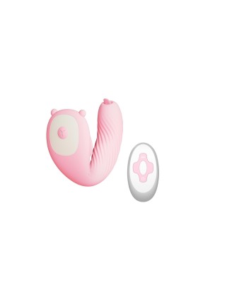Remote Wearable Tongue licking Vibrator