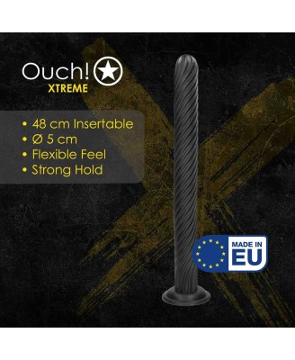 Titan Twist - Anal Plug - 1001 gr / 48 cm - Black