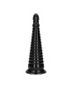 Twisted Vortex - Anal Plug - 1008 gr / 30 cm - Black