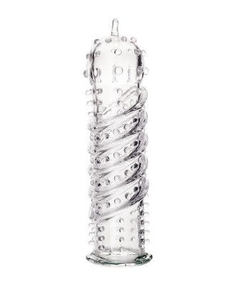 A-TOYS, Penis Sleeve, TPR, Transparent, 15.5 cm