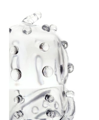 A-TOYS, Penis Sleeve, TPR, Transparent, 15.5 cm