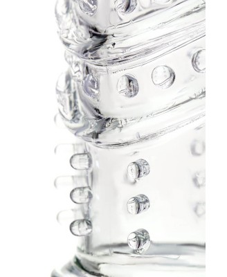 A-TOYS, Penis Sleeve, TPR, Transparent, 15.5 cm
