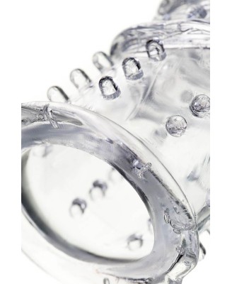 A-TOYS, Penis Sleeve, TPR, Transparent, 15.5 cm