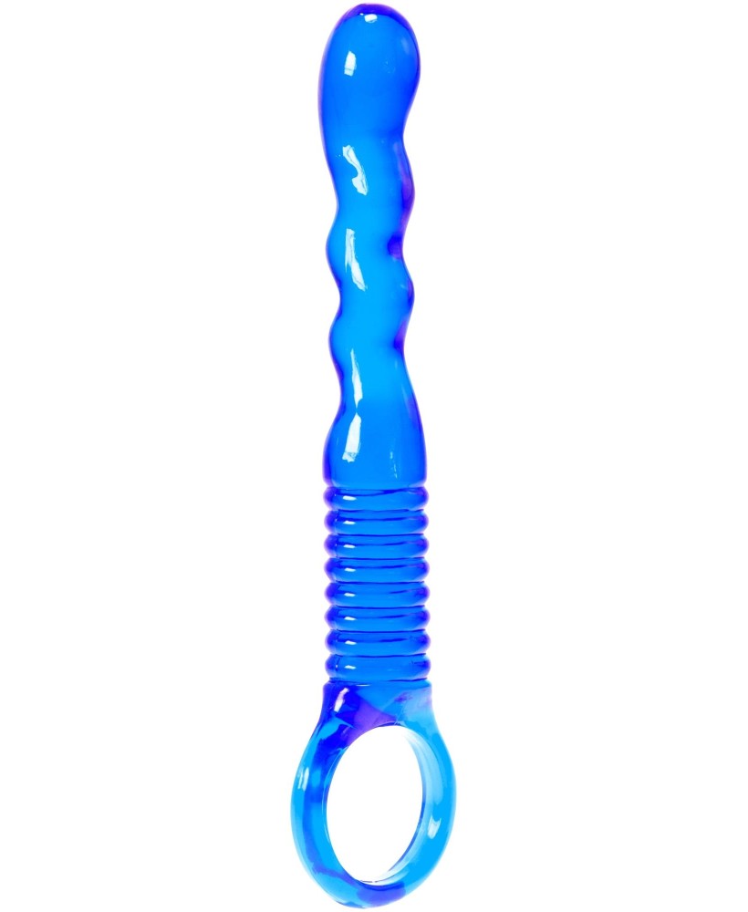 Plug/kulki- Me You Us Ridged Anal Teaser Blue