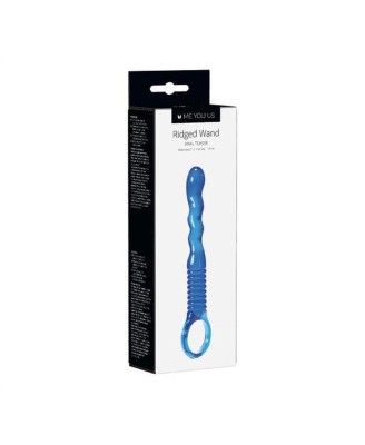 Plug/kulki- Me You Us Ridged Anal Teaser Blue