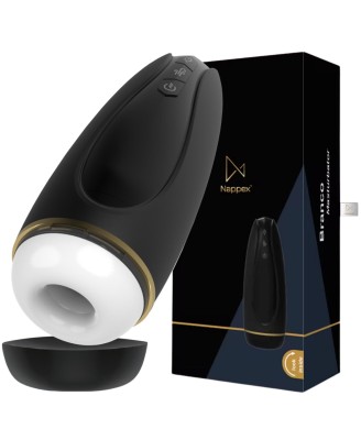 Masturbator - Nappex™ Branco Black - Premium Mastubators (10 Languages