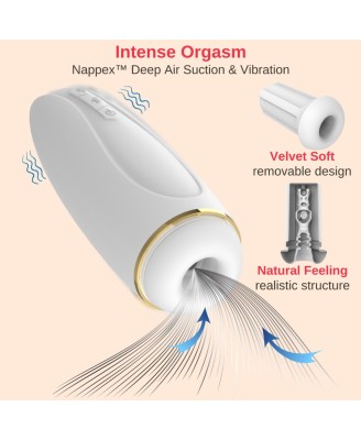 Masturbator - Nappex™ Branco White - Premium Mastubators (10 Languages)