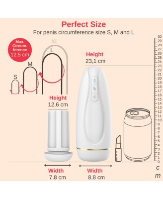 Masturbator - Nappex™ Branco White - Premium Mastubators (10 Languages)