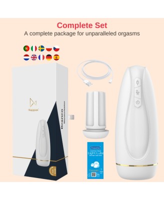 Masturbator - Nappex™ Branco White - Premium Mastubators (10 Languages)
