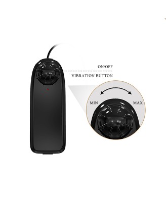 BAHAMUT, 8,5", Super soft TPR, Vibration Bendable Suction base