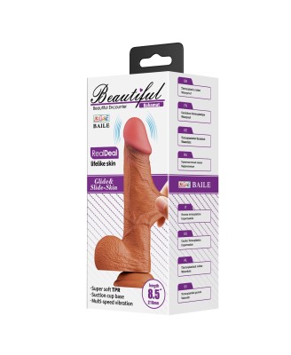 BAHAMUT, 8,5", Super soft TPR, Vibration Bendable Suction base