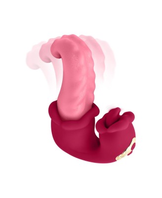 Teazers - Double Tongue Vibrator Pink