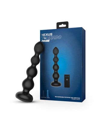 Nexus - TORNADO Rotating Beaded Probe Large - Black