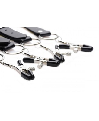 Master Series - Spread Labia Spreader Straps with Clamps