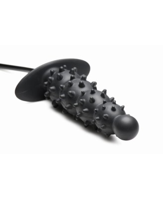 Master Series - Ribbed Inflatable Anal Plug