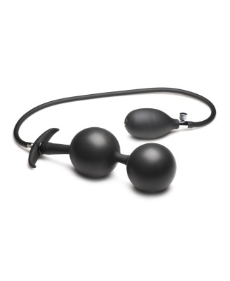 Master Series - Weighted Inflatable Silicone Anal Plug