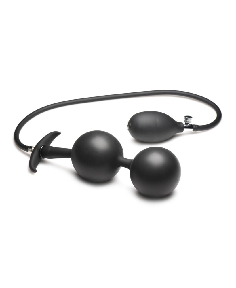 Master Series - Weighted Inflatable Silicone Anal Plug
