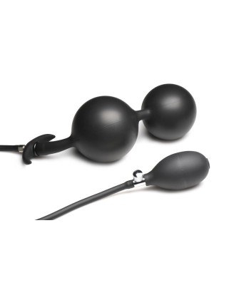 Master Series - Weighted Inflatable Silicone Anal Plug