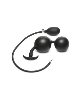 Master Series - Weighted Inflatable Silicone Anal Plug