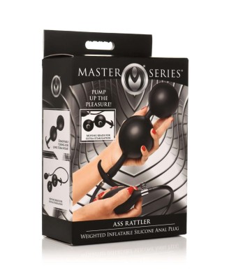 Master Series - Weighted Inflatable Silicone Anal Plug
