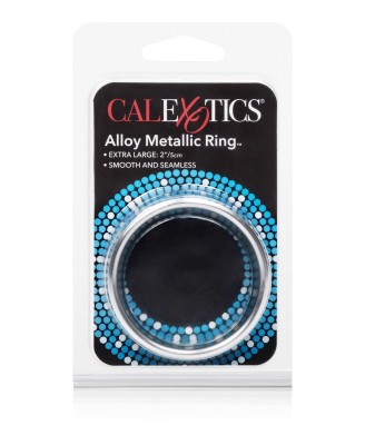 Alloy Metallic Ring - XL Silver