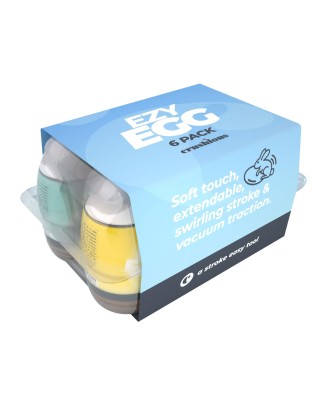 CRUSHIOUS EZY EGG 6 PACK MASTURBATING EGGS