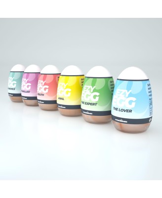 CRUSHIOUS EZY EGG 6 PACK MASTURBATING EGGS