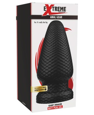 Giant Dragon Butt Plug XXL – Duży Plug Analny z Przyssawką – 22 cm