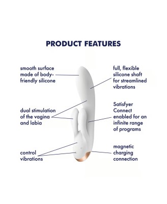Double Flex Connect App white