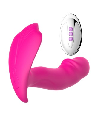Stymulator-Silicone Panty Vibrator and Pulsator USB 10 Function / Heating