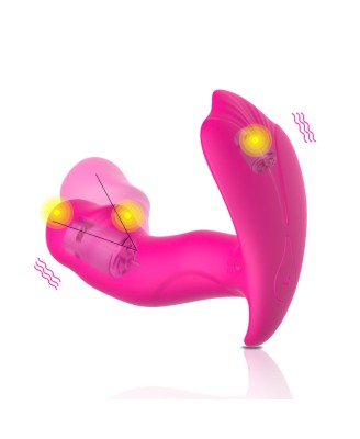 Stymulator-Silicone Panty Vibrator and Pulsator USB 10 Function / Heating