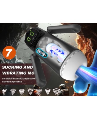 Masturbator - 7 vibration and suction functions
 + Booster