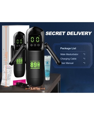 Masturbator - 7 vibration and suction functions
 + Booster