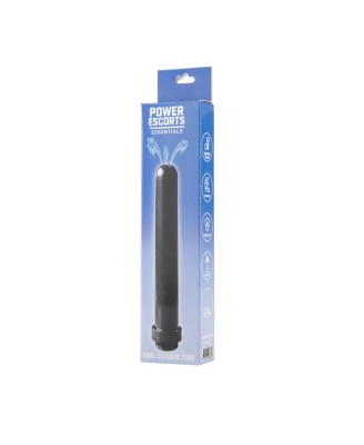 Power Escorts - BR277 - Anal Cleaner Tube Pro – Black, 15 cm / 5.9 Inch