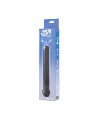 Power Escorts - BR277 - Anal Cleaner Tube Pro – Black, 15 cm / 5.9 Inch