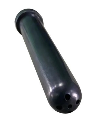 Power Escorts - BR277 - Anal Cleaner Tube Pro – Black, 15 cm / 5.9 Inch