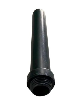 Power Escorts - BR277 - Anal Cleaner Tube Pro – Black, 15 cm / 5.9 Inch