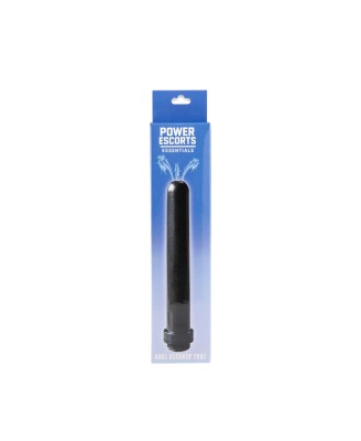 Power Escorts - BR277 - Anal Cleaner Tube Pro – Black, 15 cm / 5.9 Inch