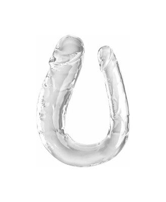 Power Escorts - BR336 Clear - Double Dong – 29 cm / 11.4 Inch - Realistic Double Dildo