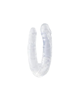 Power Escorts - BR336 Clear - Double Dong – 29 cm / 11.4 Inch - Realistic Double Dildo