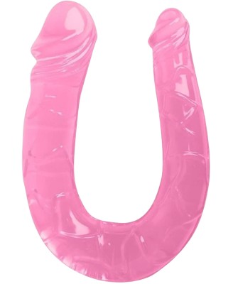 Power Escorts - BR336 Pink- Double Dong – 29 cm / 11.4 Inch - Realistic Double Dildo