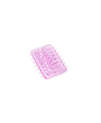 Power Escorts - BR339 - Textured Penis Sleeves – 2-Pack Pink Purple