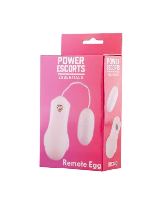 Power Escorts - BR340 - Remote Egg – Wired Controller Compact Design Salmon Pink