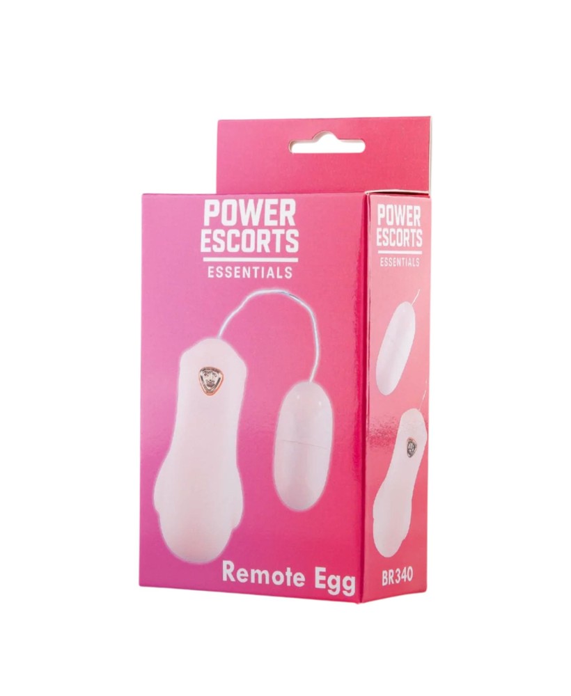 Power Escorts - BR340 - Remote Egg – Wired Controller Compact Design Salmon Pink